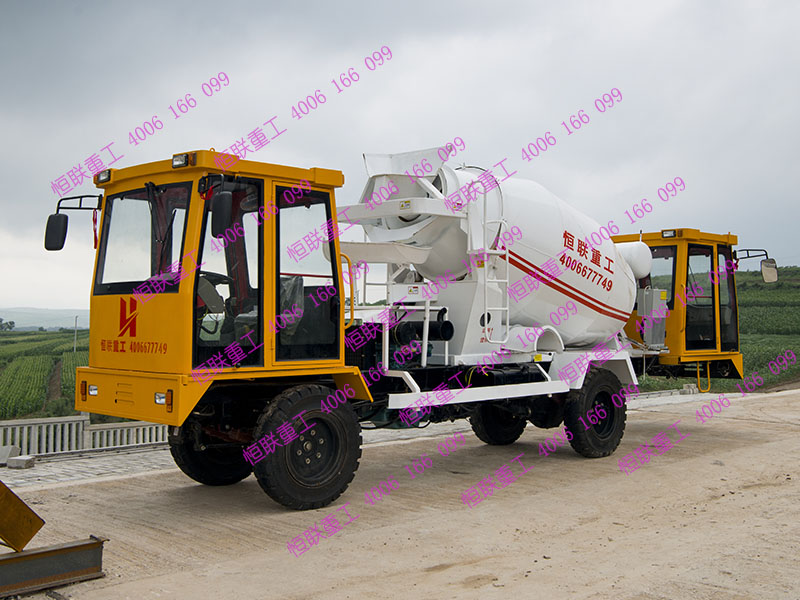 超窄水泥攪拌車